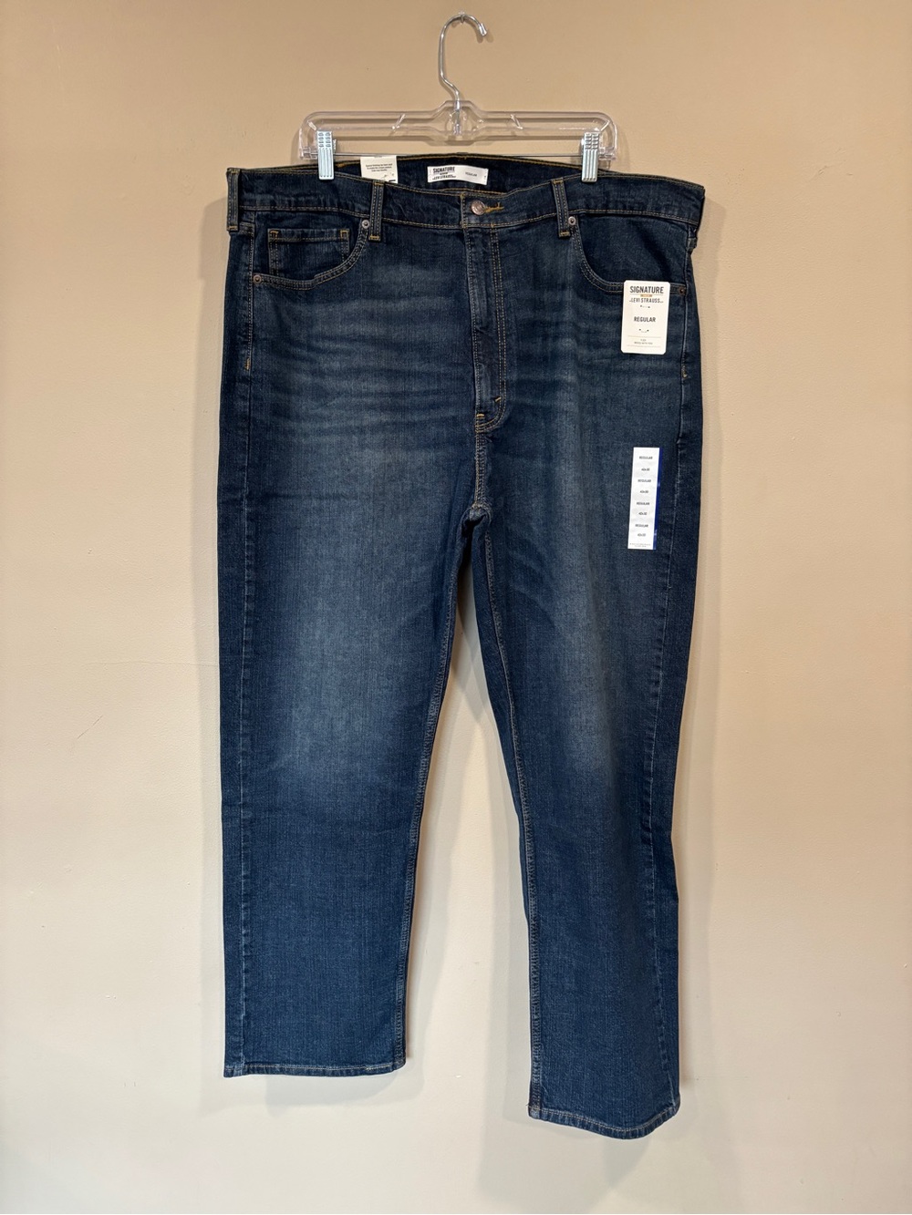 Levi Strauss Signature Gold Men’s Regular Denim Jeans Size 42 X 30